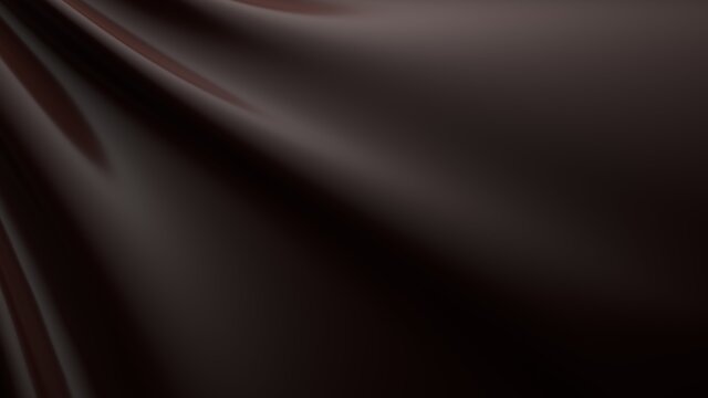 茶色のドレープ背景の3Dイラスト