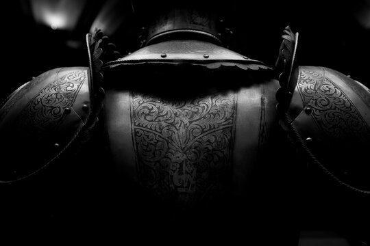 Medieval knight heavy armour