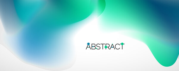 Fluid color gradient abstract background, trendy colorful wallpaper. Vector illustration for placards, brochures, posters, banners and covers