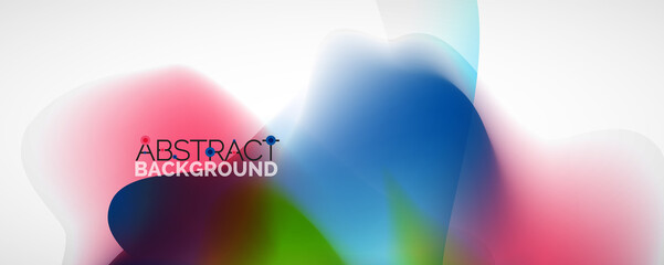 Fluid color gradient abstract background, trendy colorful wallpaper. Vector illustration for placards, brochures, posters, banners and covers