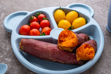 A balanced breakfast for children