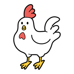 にわとりのイラスト