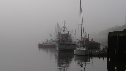 fishing boats in the port of Lorient