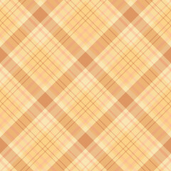 Seamless pattern in yellow and orange colors for plaid, fabric, textile, clothes, tablecloth and other things. Vector image. 2