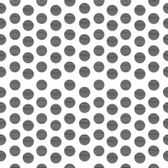 A seamless pattern with abstract elements, 3d illustration. 