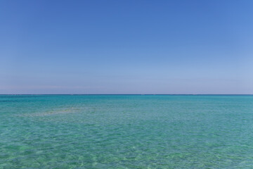 晴天の池間ブルー