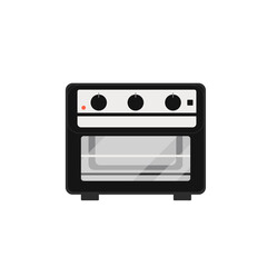 Vector isolated image of stylish air fryer. Modern kitchen and kitchen concept
