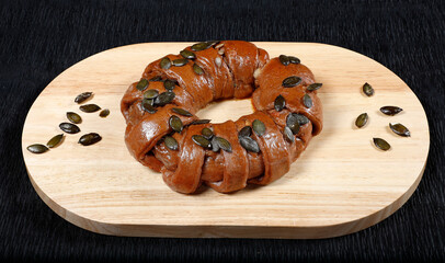 Bread pastry puff starter appetizer butter zater thyme black seed 