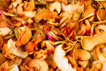 dried apples in a box