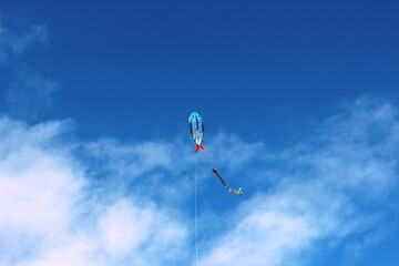 Drachen steigen lassen