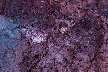 magnetite stone in a closeup