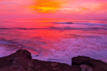 Sunset, Pacific Ocean, La Jolla, USA, América