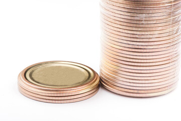 lids for conservation. preservation of vegetables