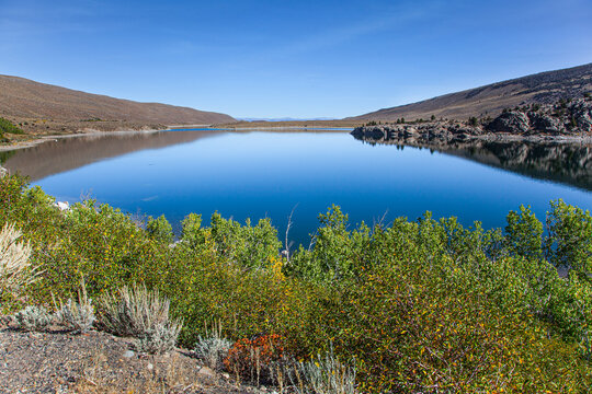 Picturesque Silver Lake In California