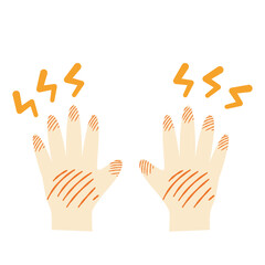 Obraz premium 手荒れ