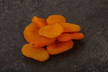 Sweet tasty dried apricot heap