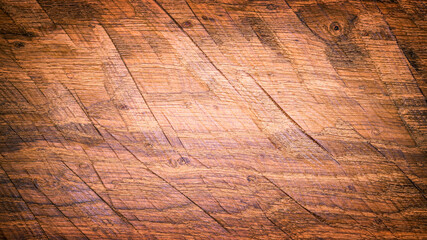 brown wooden plank background with notches
