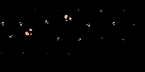 Dark pink, green vector background with random forms.