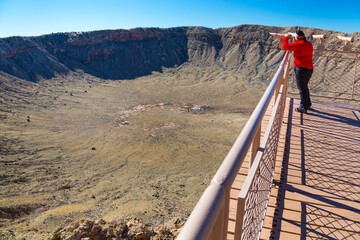 Meteor Crater is a meteorite impact crater. The site was formerly known as the Canyon Diablo...
