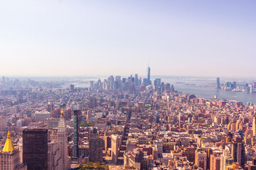 Manhattan air view