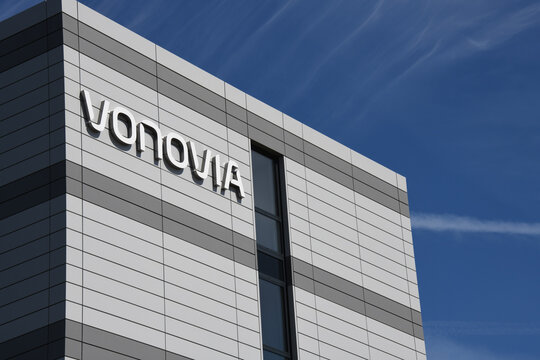 Bochum, North Rhine-Westphalia / Germany - May 13, 2019: Headquarters of Vonovia SE in Bochum, Germany - Vonovia is Germany's largest residential property company and it is a component of the DAX