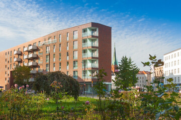 Poland, Upper Silesia, Gliwice, Housing Development in the Centre