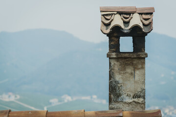 Valdobbiadene, Italy, the way of the Prosecco wine. Unesco world heritage
