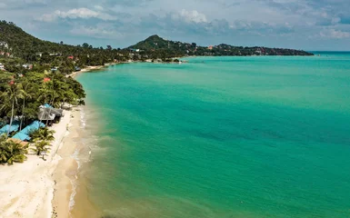 Foto op Canvas Aerial view of the beach in koh Samui, Thailand, south east Asia © pierrick