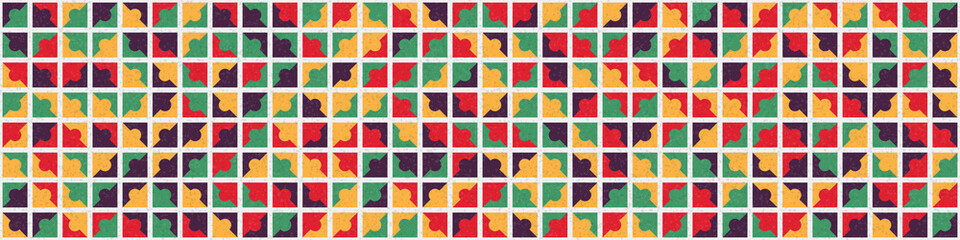 Abstract Geometric Pattern generative computational art illustration