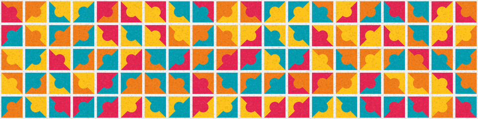 Abstract Geometric Pattern generative computational art illustration