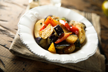 Grilled vegetable mix or grill salad