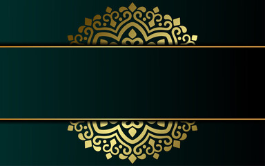 Luxury ornamental mandala background with arabic islamic east pattern style premium vector