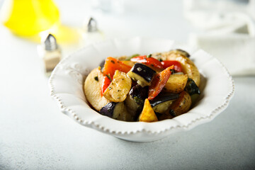 Grilled vegetable mix or grill salad