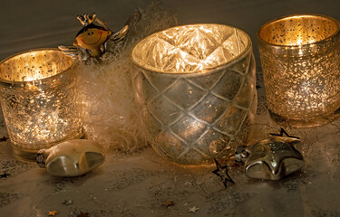 Weihnachtliche Tischdekoration