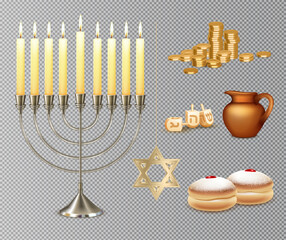 Hanukkah Realistic Set