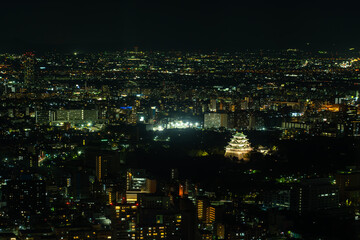 名古屋の夜景　名古屋城