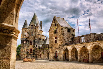 Fototapeta na wymiar Chateau de Vitre, Brittany