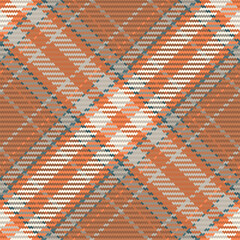Seamless pattern of scottish tartan plaid. Repeatable background with check fabric texture. Vector backdrop striped textile print. - 401790751