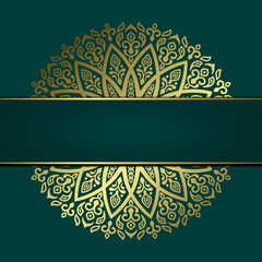 Luxury ornamental mandala background with arabic islamic east pattern style premium vector