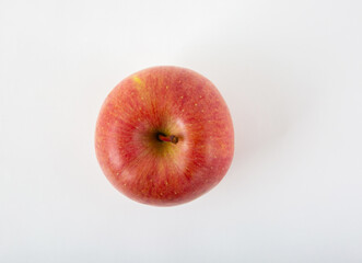 red apple isolated on white background