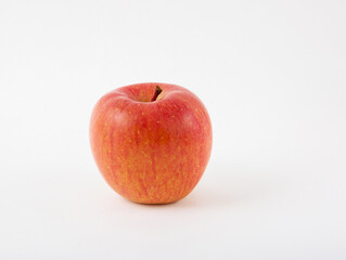 red apple isolated on white background