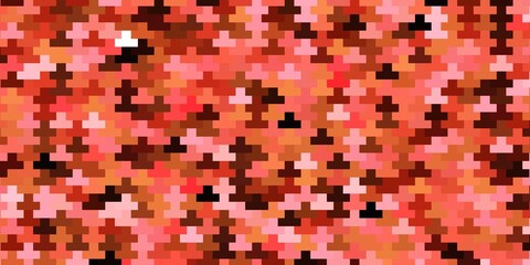 Light Red, Yellow vector template in rectangles.