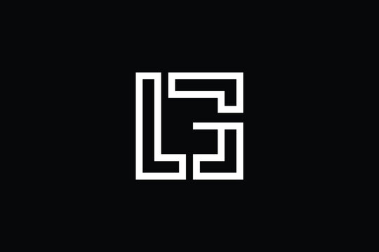 LG logo letter design on luxury background. GL logo monogram initials letter concept. LG icon logo design. GL elegant and Professional letter icon design on black background. L G GL LG