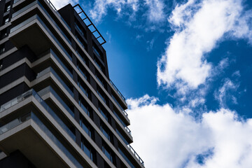 Office building in the sky