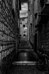 Croatia dark alley 