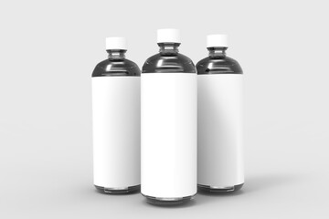 Realistic 3d Bottle Picture  