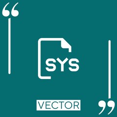 files    vector icon Linear icon. Editable stroke line