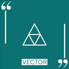 zelda   vector icon Linear icon. Editable stroked line