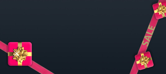 Sales Black Friday concept banner