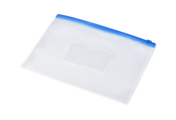 Plastic transparent zipper document folder © Coprid